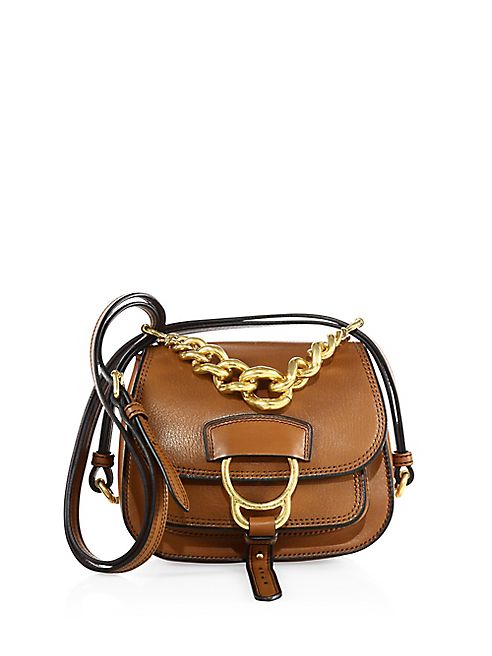 Miu Miu - Dahlia Small Madras Leather Saddle Bag