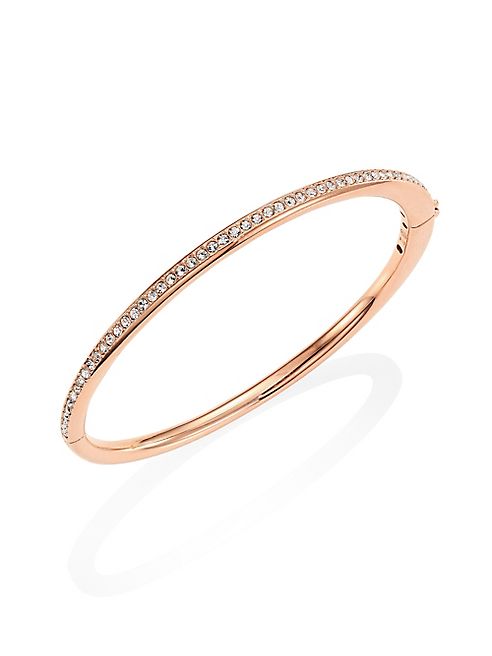 Adriana Orsini - Rose Thin Crystal Bangle Bracelet