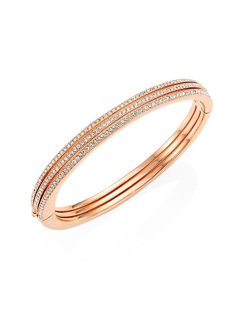 Adriana Orsini - Rosy Thick Pavé Bangle