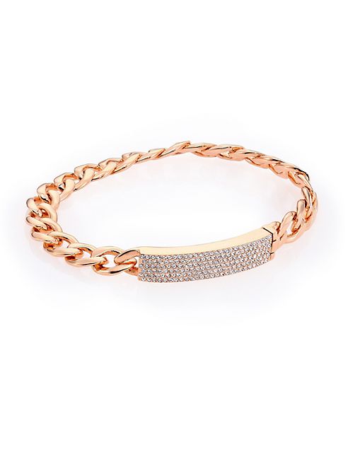 Adriana Orsini - Rosy Pavé ID Bracelet