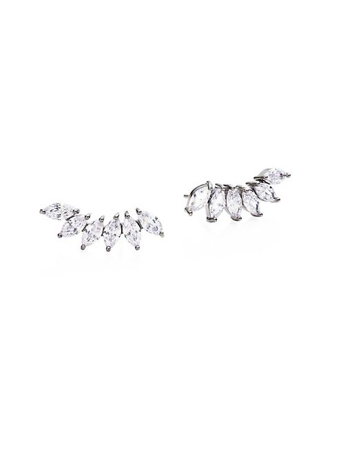 Fallon - Monarch Marquis Crystal Wing Ear Climbers