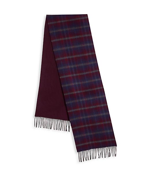 Saks Fifth Avenue Collection - Johnstons of Elgin Plaid Merino Wool & Cashmere Scarf