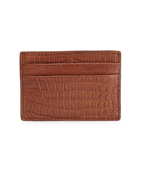 Shinola - Alligator Card Holder