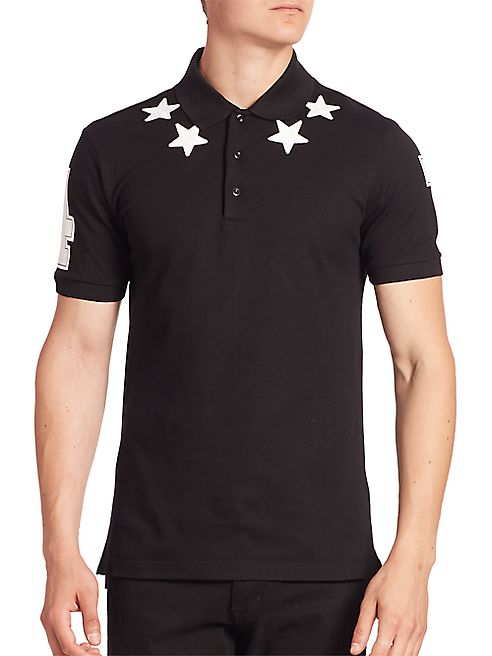 Givenchy - Short Sleeve Star Polo