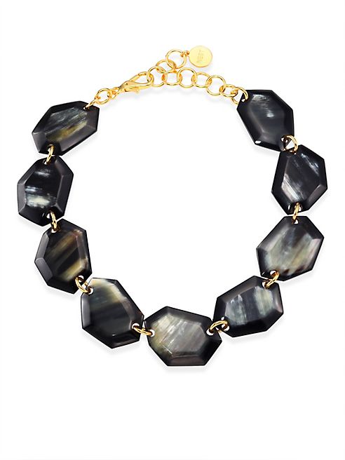 Nest - Faceted Horn Collar Necklace