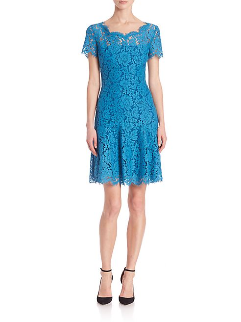 Diane von Furstenberg - Fifi Short Sleeve Lace Dress