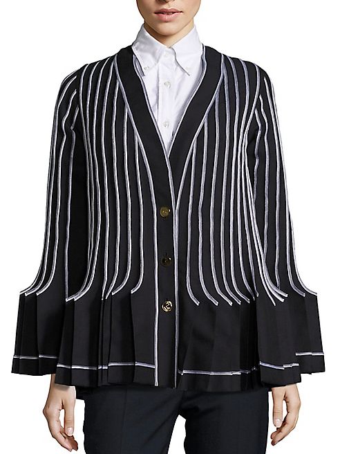 Thom Browne - Accordion Wool-Blend Pleated Blazer