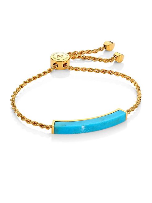 Monica Vinader - Turquoise Slider Bracelet