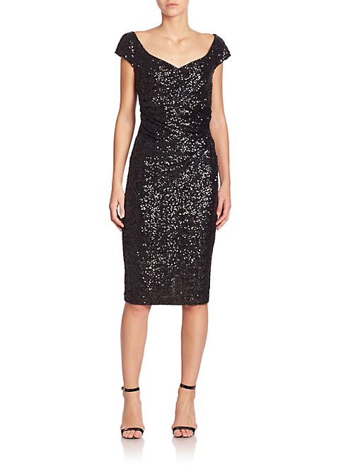 Talbot Runhof - Kortney Sequin Dress