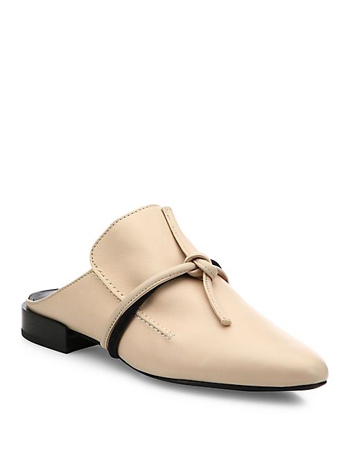 3.1 Phillip Lim - Louie Leather Point Toe Mules