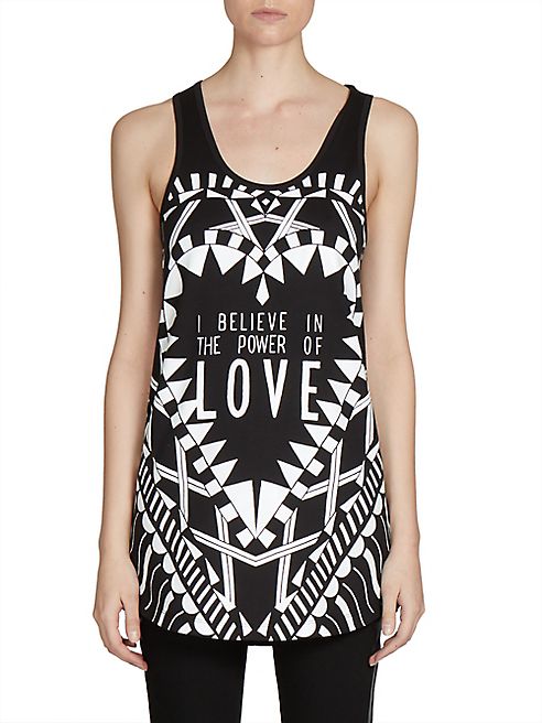 Givenchy - Power Of Love Printed Jersey Tank