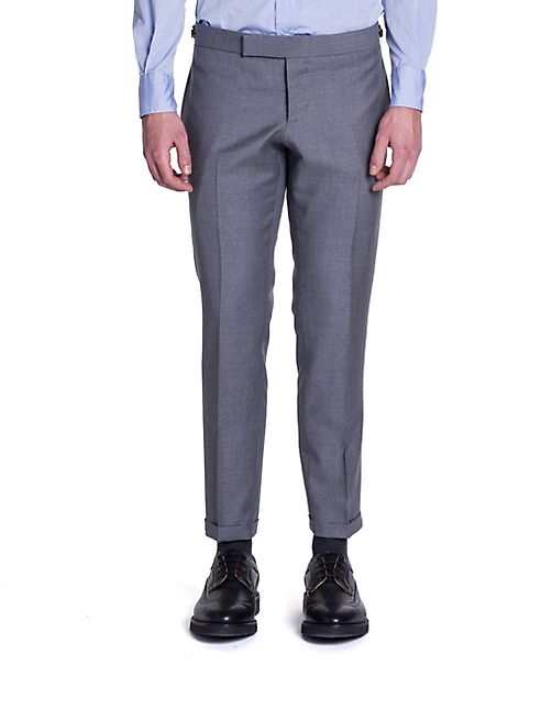 Thom Browne - Super 120s Plain Weave Wool Trousers