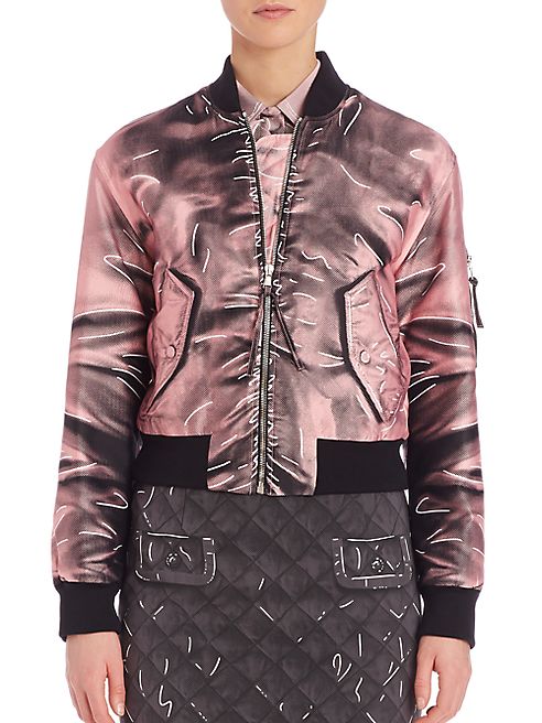 Moschino - Satin Bomber Jacket