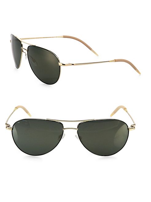 Oliver Peoples - Benedict 62MM Aviator Sunglasses