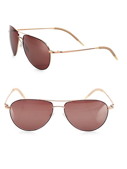 Oliver Peoples - Benedict 62MM Aviator Sunglasses