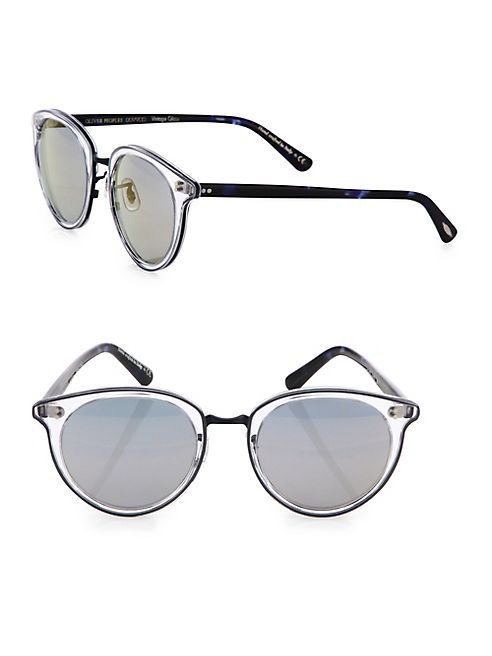 Oliver Peoples - Spelman 50MM Round Sunglasses