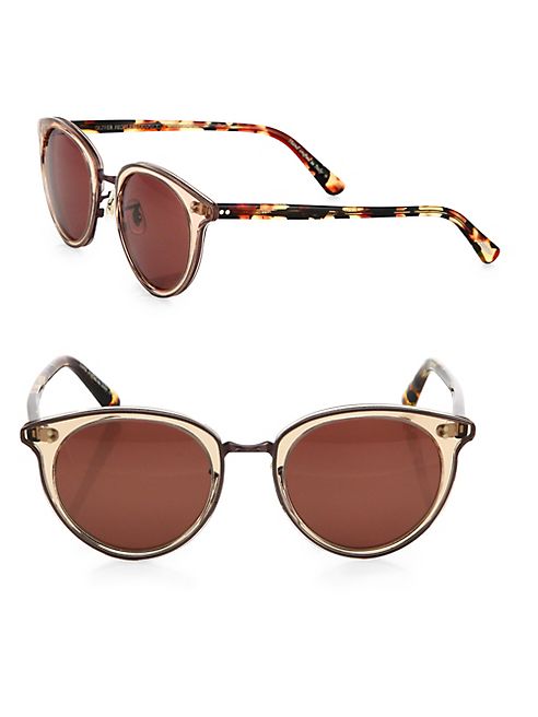 Oliver Peoples - Spelman 50MM Round Sunglasses