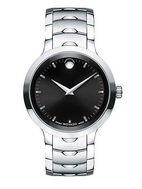 Movado - Luno Stainless Steel Analog Bracelet Watch