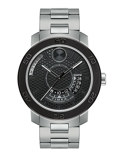 Movado - Bold Stainless Steel Bracelet Watch