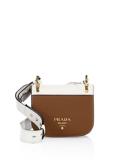 Prada - Pionnière Leather Saddle Bag