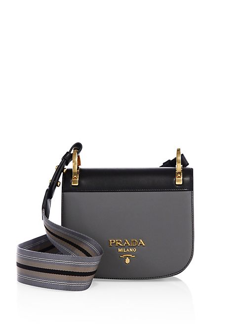 Prada - Pionnière Leather Saddle Bag