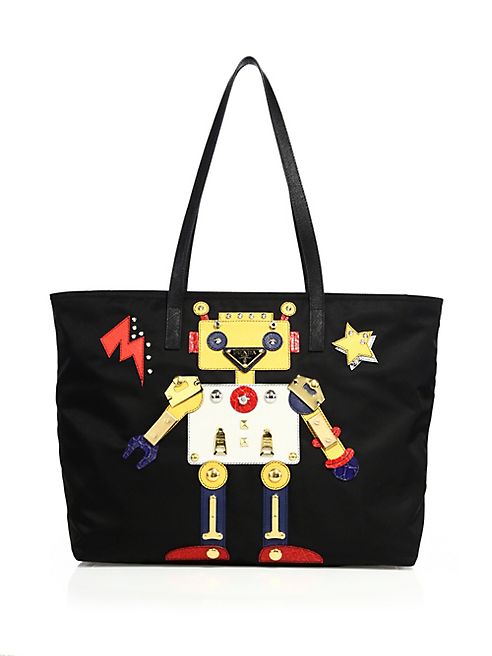 Prada - Tessuto Nylon Robot Full-Zip Tote