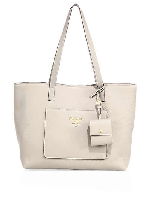 Prada - Daino Leather Open Tote