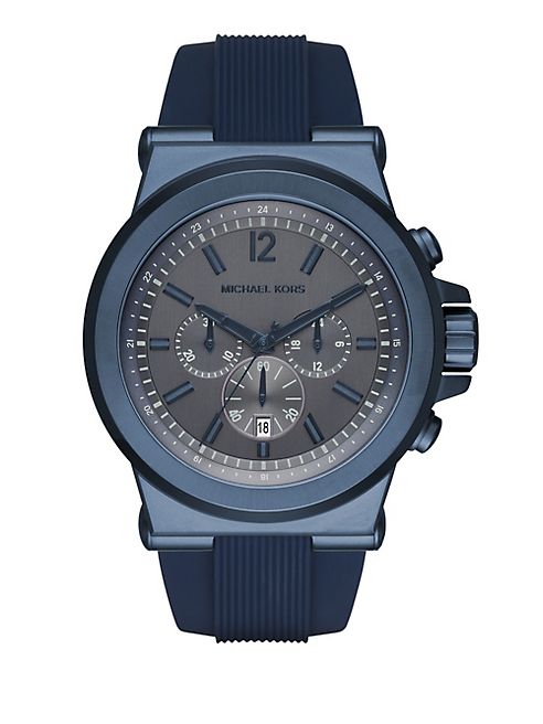 Michael Kors - Dylan Navy Silicone Chronograph Watch