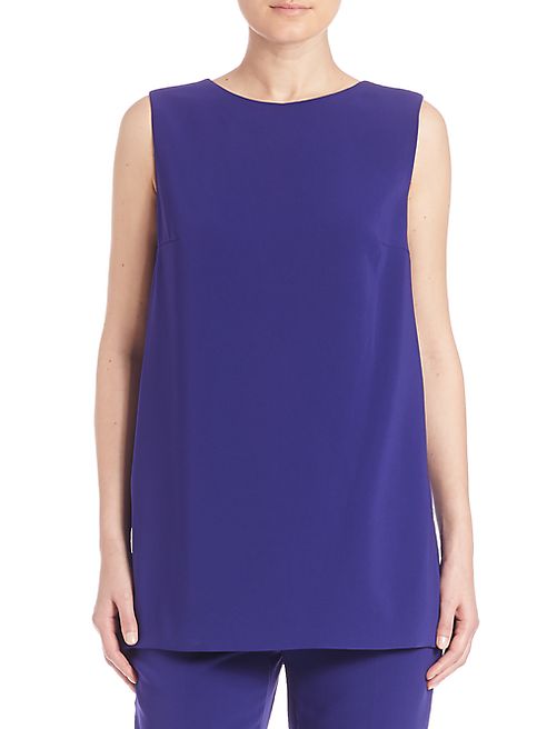 Escada - Solid Back Paneled Top