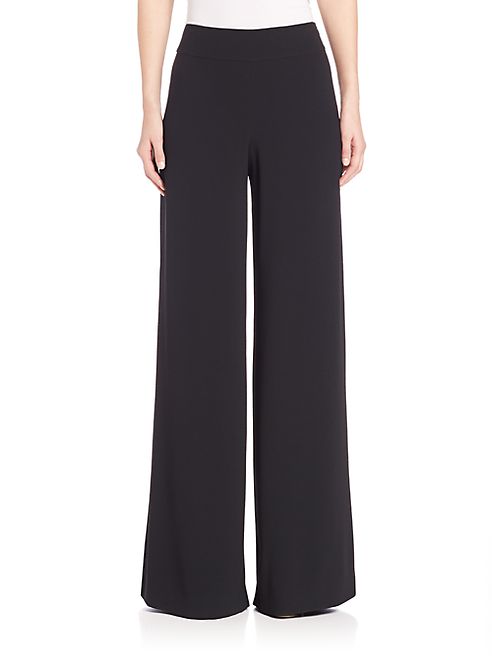 St. John - Wide-Leg Crepe Pants