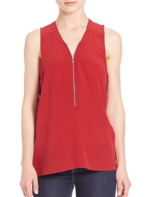 The Kooples - Sleeveless Silk Top