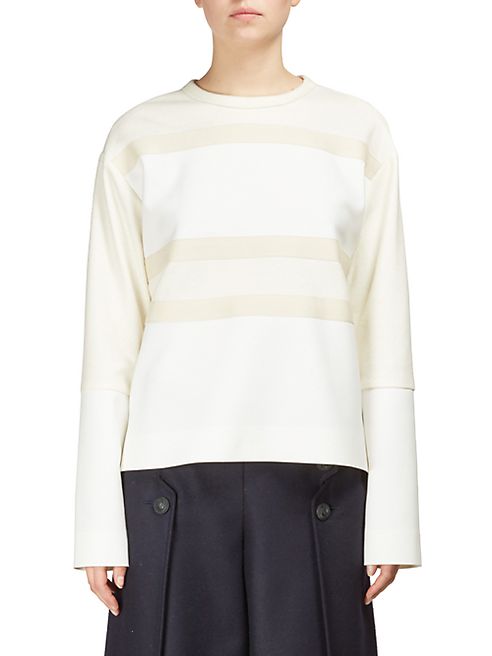 Cédric Charlier - Striped Long Sleeve Blouse