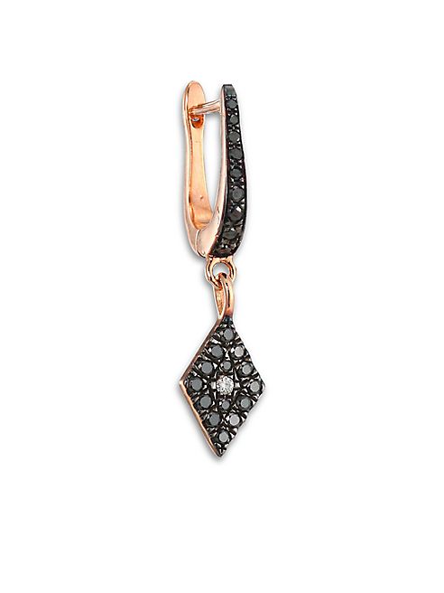 Diane Kordas - Diamond & 18K Rose Gold Cosmos Earring Charm