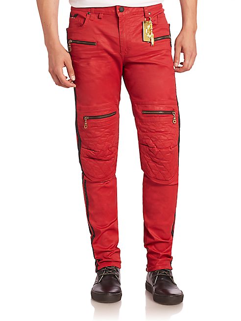 Robin's Jeans - Quilted Slim-Fit Jeans