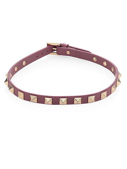 Valentino - Rockstud Leather Choker