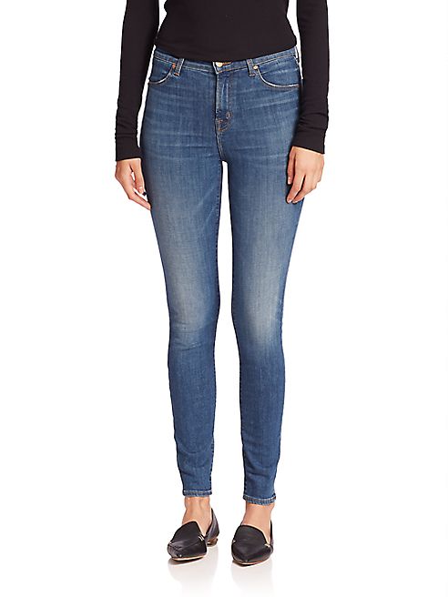 J BRAND - Maria High-Rise Skinny Jeans