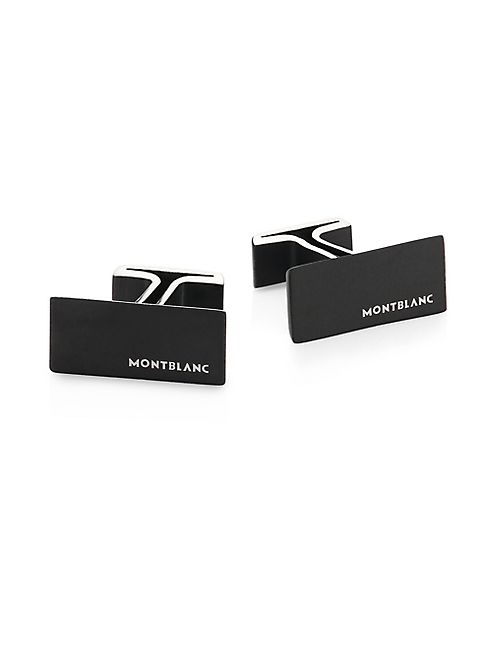 Montblanc - Rectangular Logo Cuff Links