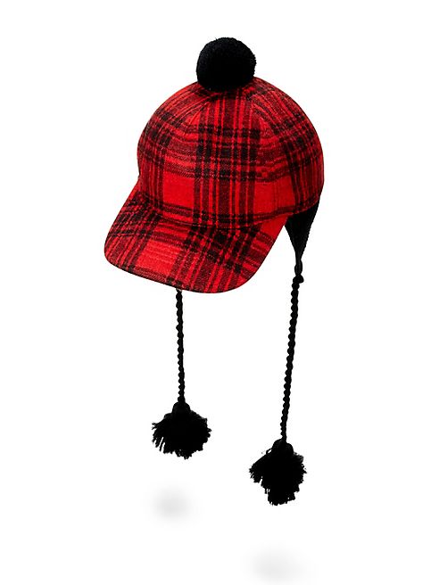 Gucci - Pompom Plaid Cap