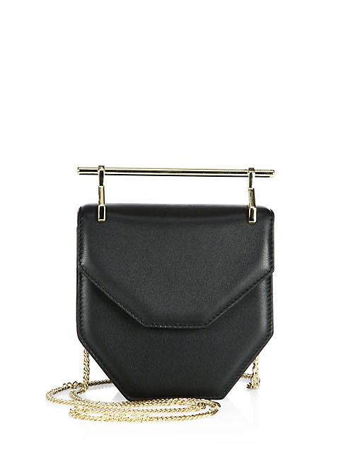 M2Malletier - Mini Amor Fati Leather Shoulder Bag