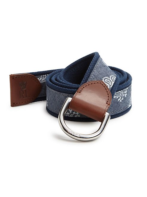 Polo Ralph Lauren - Printed Cotton Belt