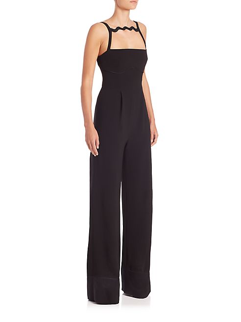 Mary Katrantzou - Sleeveless Wide Leg Jumpsuit