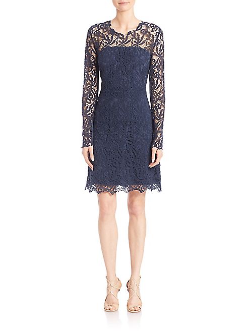 Elie Tahari - Priscilla Cotton Lace Dress