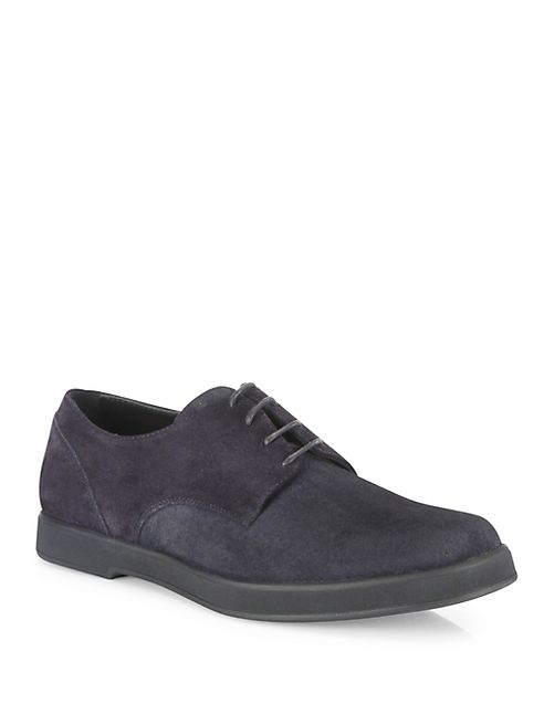 Ermenegildo Zegna - Solid Suede Lace-Up Shoes