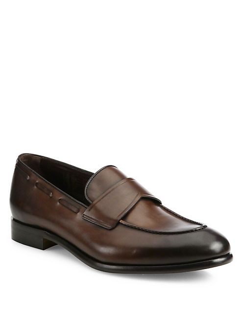 Ermenegildo Zegna - Keeper Italian   Leather Loafers