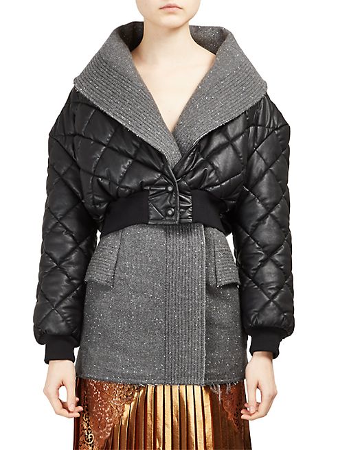 Stella McCartney - Alter Nappa Cropped Puffer Jacket