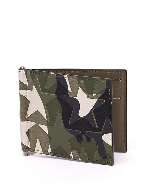 Valentino - Camouflage Calf Leather Billfold Wallet