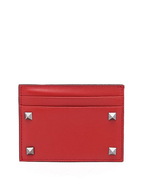 Valentino - Solid Calf Leather Card Holder