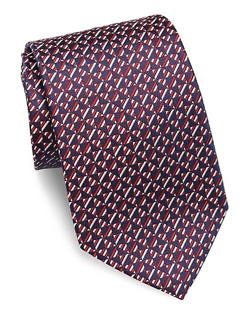 Giorgio Armani - Geometric Silk Tie