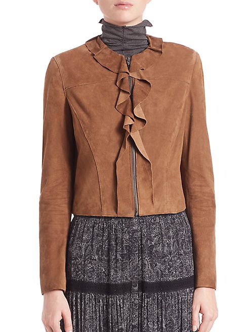 Elie Tahari - Tosca Suede Jacket