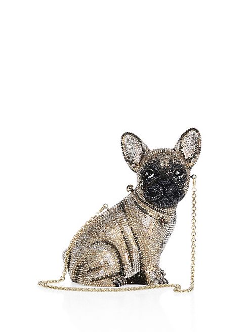 Judith Leiber - Pierre French Bulldog Crystal Clutch